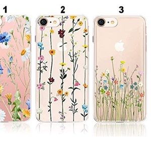 Clear floral iPhone 6s case (#3)